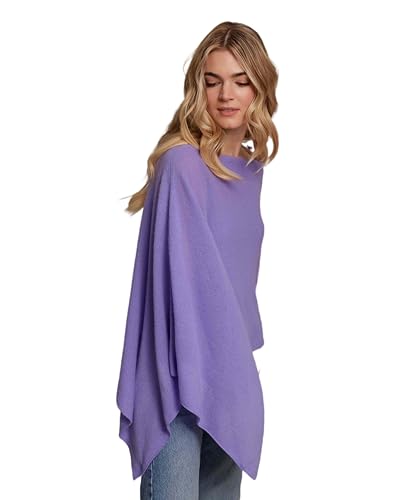 Image of CLAUDIA NICHOLE Womens 100% Cashmere Dress Topper - Cashmere Poncho Wrap