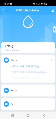 Détecteur d'eau sans fil Schabus 500240 avec alerte sur application - 4