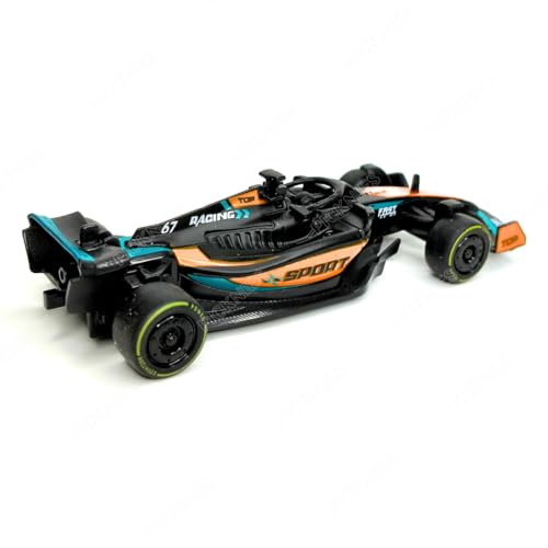 Image of 1:36 Scale Diecast F1 Racing Car with Pull Back Action, Metal Body Toy Model, Compatible with McLaren MCL38 2024 Design, Formula Racing Car for Kids & Collectors