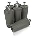Produktbild markiso® Rolladenstopper offen in Grau, Rollladen Anschlagstopper für Rollo & Jalousie 40mm lang inkl. Schraube & Dichtung | Rollladenstopper in verschiedenen Set´s