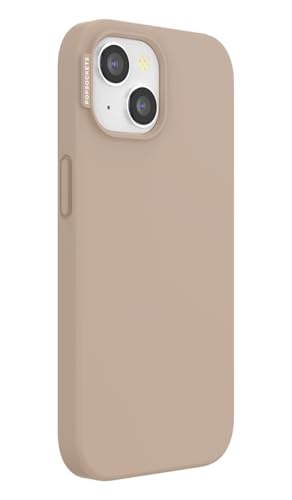 Image of POPSOCKETS iPhone 15 Case Compatible with MagSafe, Phone Case for iPhone 15, Wireless Charging Compatible, Case Only - Latte