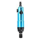 【Buen rendimiento mecánico】 El destornillador neumático adopta una estructura de doble martillo, con un gran torque y un funcionamiento eficiente. La rotación reversible, las altas velocidades y el bajo nivel de ruido garantizan un buen rendimiento mecánico. El destornillador tiene las características de velocidades ajustables, alta precisión, alta eficiencia, etc., lo que puede acortar considerablemente el tiempo de trabajo.