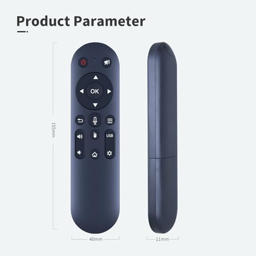 TRUCKON Neue Ersatzfernbedienung für Magcubic HY300PRO HY300pro+/HY300ultra,für wowlink W210,für aquota HY300/HY300MN/HY300Pro+/HY300ultra/HY300Pro2,für Jumpeak HY300Ultra,für AGIMA X1 Projektor