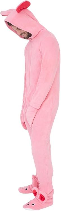 Briefly Stated Adult Unisex A Christmas Story Pink Bunny Suit Halloween Cosplay Costume - Ralphie Deranged Onesie Pajamas product thumbnail 3