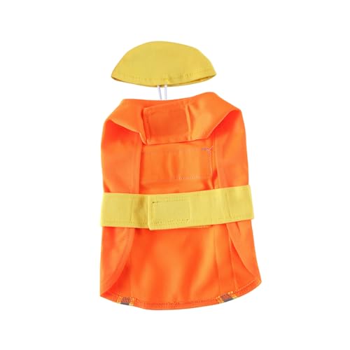 Disfraz Naranja para Perro Talla M en Poliéster