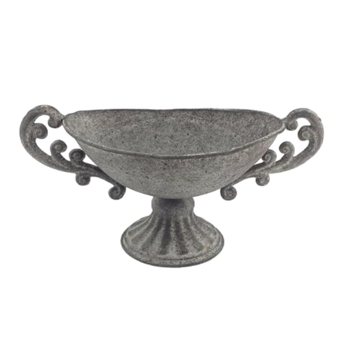 Colcolo Flower Urn Vase Trumpet Plant Urn Goblet Vase Flower Stands Tabletop Elegant Flowerpot Wedding Centerpieces Vase Urn Planter, 26.8cmx13cm