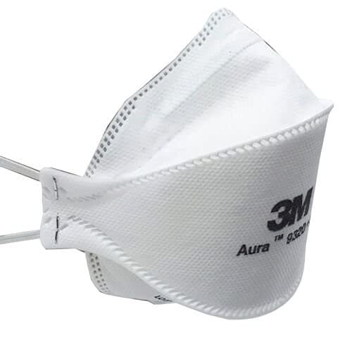 Máscara 3M Aura 9320 +Br Respirador Sem Válvula - 3M Lacrado - Embalado Individualmente cada Máscara