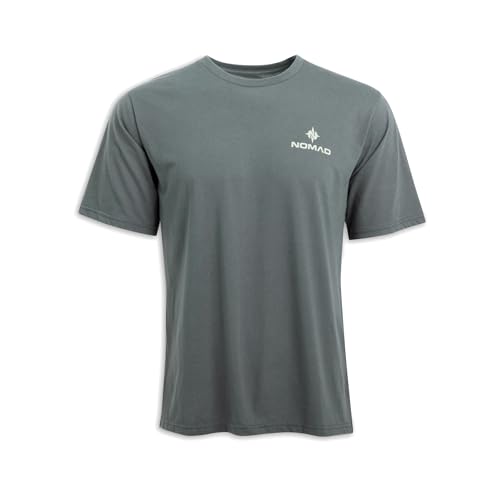 Nomad Men's Short Sleeve Performance Tee, Hunting T-Shirt for Men, Origin - Volcanic Ash, Small