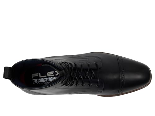 Stacy Adams Men's Henry Cap Toe Lace-Up Boot Fashion, Black, 82