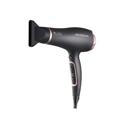 Secador de Cabelos, Mondial, Preto/Golden Rose, 2000W, 220V - SC-37