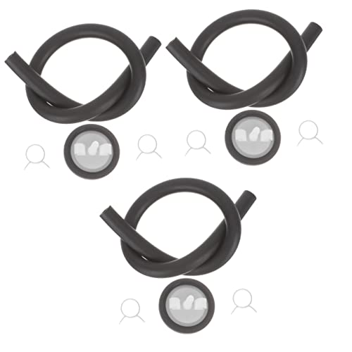 INOOMP 3 Sets Snow Blower Parts Snowblower Primer Bulb Durable Snowblower Parts Snow Blower Attachment Replacement Primer Bulb Snowblower Accessory Reliable Primer Bulbs Primer Bulb