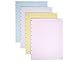 TUL Letter Size Narrow Ruled Refill Pages, 8.5x11 inch, 100 Pages, Assorted Colors