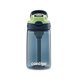 Contigo Kids Water Bottle with Redesigned AUTOSPOUT Straw, 14 oz., Blueberry & Green Apple