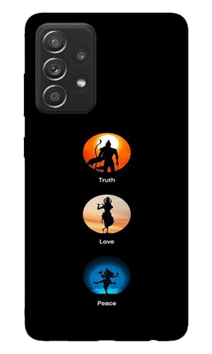 Image of 3D Premium Printed '''Shree''' '''Ram''' '''Krishna''''''Shiva''' Mobile Back Cover & Case Designer for Samsung Galaxy A52s