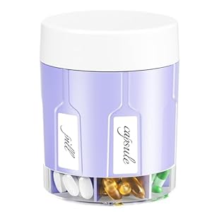 Pillendoos, 7 dagen, wekelijkse pillendoosorganisatoren, reistablettendozen met 7 extra grote vakken