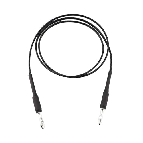 Cable Banana a Banana HIFI chapado en plata de 3m con toma de tierra para tocadiscos MCS Phono