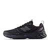 New Balance Men's 410 V8 Trail Running Shoe, Black/Neptune Grey, 10.5