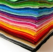 Dovecraft Essentials - A4 Premium Coloured Crafting Felt Packs - Decorations Cardmaking Arts Crafts - Simply Sew Crafty™ (100 x Assorted)