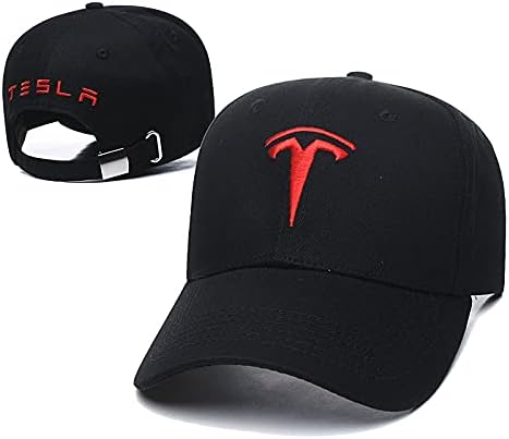 lighting sale Fit Tesla hat Baseball Cap,Baseball Cap for Men and Women Hat Travel Cap for Tesla Accessories