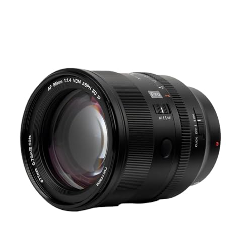 Camera Lens, Lente Principal de Retrato de Gran Apertura y Enfoque automático de fotograma Completo, Compatible con Montura E de Sony, A93, ZVE1, A1, FX3 y A9.