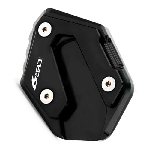 Béquille latérale pour Yamaha Tracer 9 Plaque d'extension CNC de support de moto 2015-2022 Noir