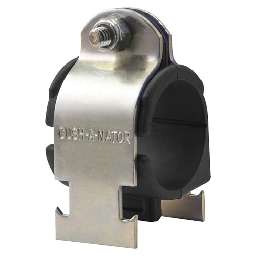 Image of Qty 10, 1-1 /2 Od Pipe Cush-A-Nator Standard, Cush-A-Nator Standard Channel Mounted Cushion Clamping System Channel Ideal for Multiple line Tubes, Absorbing Shock and Vibration.