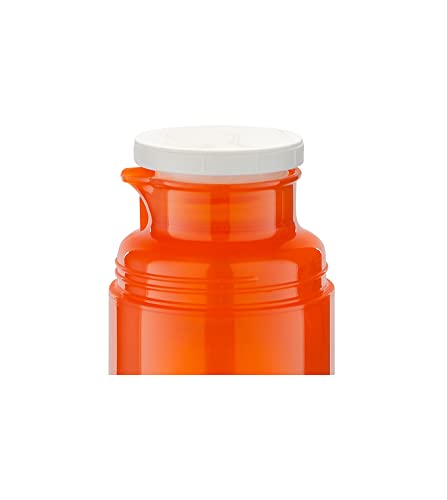 ROTPUNKT Bouteille Isotherme De 0,75 L Avec Gobelet Intégré - Bouteille Isotherme De Qualité Supérieure Fabriquée En Allemagne - Chaud Jusqu'à 24 H Et Froid 36 H (Jesper 60, Orange Brillant