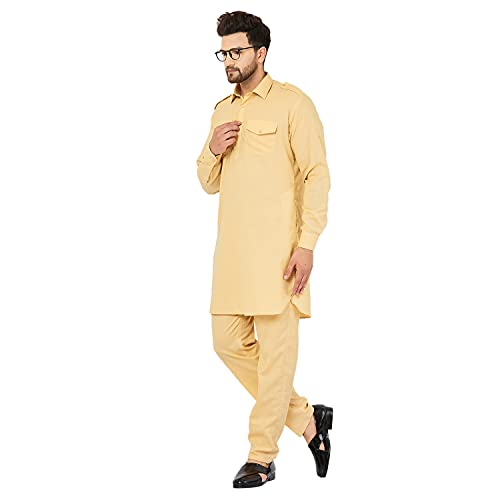 Image of ARMAAN ETHNIC Casual Pathani Suit With Pant For Men