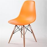 Juego de 2 sillas de comedor modernas de polipropileno para restaurantes y comedores, diseño impreso (color 14)