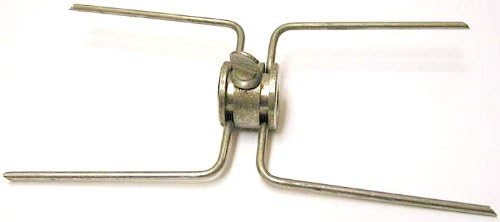 Rotisserie Skewer w/Thumbscrew, Double
