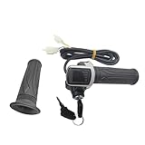 Electric Bike Electric Bicycle Scooter Twist Throttle Grips 48V LCD Display with Key Lock