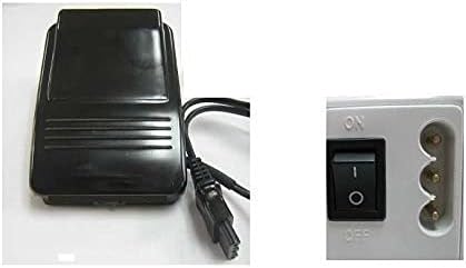 Janome Foot Control & Power Lead, 3-Pin Type (Fits Most Janome Domestic Sewing Machines)