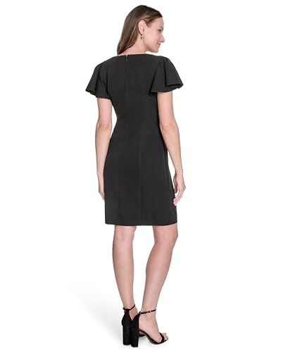 Robe noire Tommy Hilfiger drapée idéale pour vos soirées et cocktails