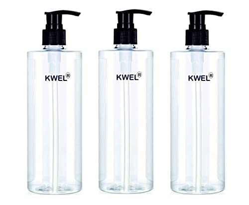 Image of KWEL Unbreakable Plastic Empty Hand wash sanitizer Spray Bottle 500ml (Pack of 3)