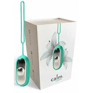 Glowco CalmCarry Sleep Aid Device – Handheld Microcurrent Relaxation Tool, Supports Calm, Focus & Gentle Relief, USB Rechargeable, Portable Wellness Device for Adults & Kids | Teal Calm Carry