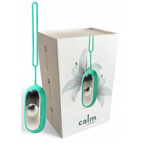Glowco CalmCarry Sleep Aid Device – Handheld Microcurrent Relaxation Tool, Supports Calm, Focus & Gentle Relief, USB Rechargeable, Portable Wellness Device for Adults & Kids | Teal Calm Carry
