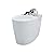 TOTO CT989CUMFG#01 NEOREST Dual Flush 1.0 or 0.8 GPF Elongated Toilet Bowl for AH and RH, White-CT989CUMFG, Cotton White