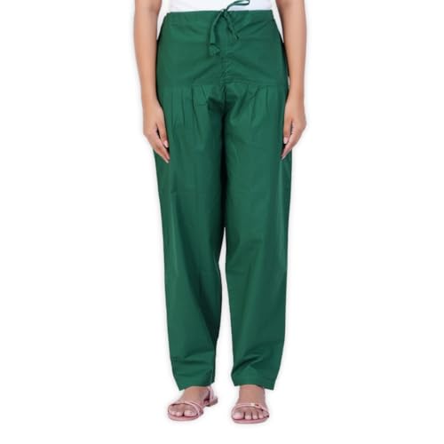 Image of Happy Bunny Salwar Pant - Modern Style Pure Cotton for Women - Ethnic Semi Patiala Trouser - Office,Home - All Day Comfort Wear with Drawstring