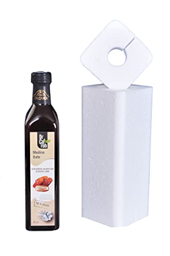 Dr Carob Naturel Medina Date Syrup | Medina Date Molasses | Medina Date Extract 25 Ounce | Vegan, Gluten-Free, No Added Sugar | Low Glycemic Breakfast, Baking & Dessert Topping #TOP4