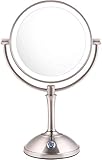 AmnoAmno LED Makeup Mirror-10x Magnifying,7.8