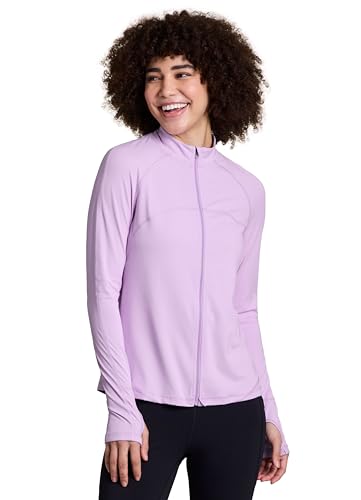 Avalanche Women's Lightweight Hiking Running Zip Up Jacket With SPF Protection3