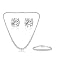 3 Set Pcs White