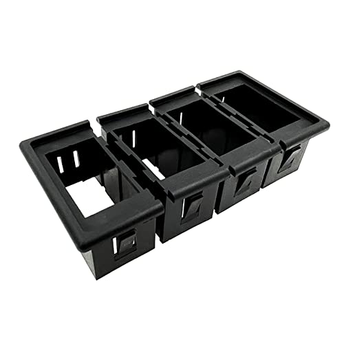 Image of 4 Way Car Boat Marine Black Plastic Housing Holder Assembly for ARB Carling Contura Rocker Switch Installation on Dash Board