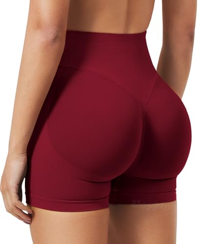 Image of VOYJOY Women Workout Impact Shorts 2.5 inch / 3.6 inch / 4.5 inch / 6 inch Scrunch Butt Booty | Tummy Control, High Waisted, Bike Short, Gentle Compression, for Women