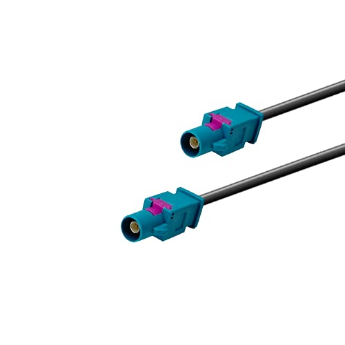 Image of Fakra Z Splitter Cable Fakra Z Female to Dual Male RF Coaxial Cable 3 Way Splitter Y-Type RG174 30CM /12In for 2G 3G 4G Antennas Routers DVB-T DVB-T2 HDTV Receivers