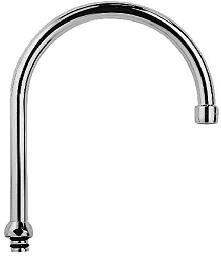 Paffoni ZCANA019CR Canna tubo “Ombrello” con aeratore Ø18 mm - interasse 185mm per artt. 054-057-180 Iris/Viola