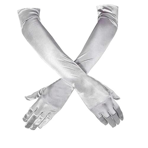 Guantes largos de fiesta para lucir espectacular en bodas y actuaciones de gala nocturnas