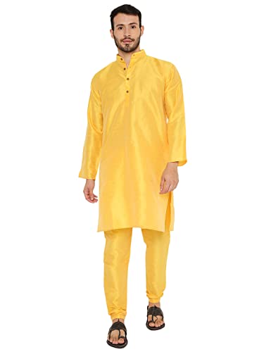 Image of Maharaja Banarasi Dupion Silk Kurta Pjama Set for Men