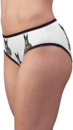 Belgian Shepherd Dog Panties, Belgian Shepherd Dog Underwear, Briefs, Cotton Briefs, Funny Underwear, Panties For Women