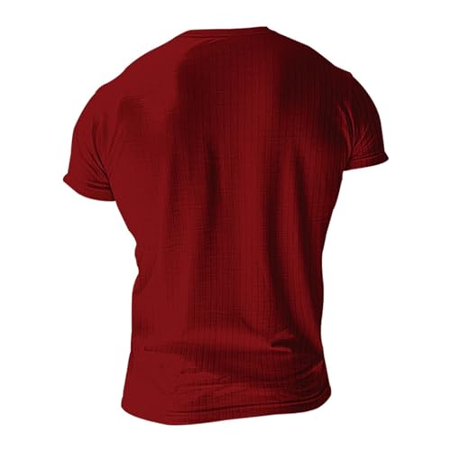 Camisa básica de punto tipo Henley para hombres miniatura 4